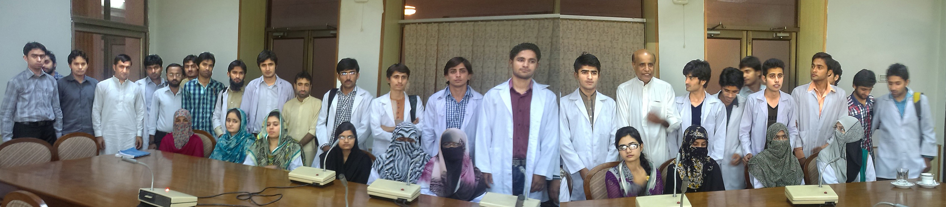 Dr. Ghulam Qadir with Nishtar Scholars